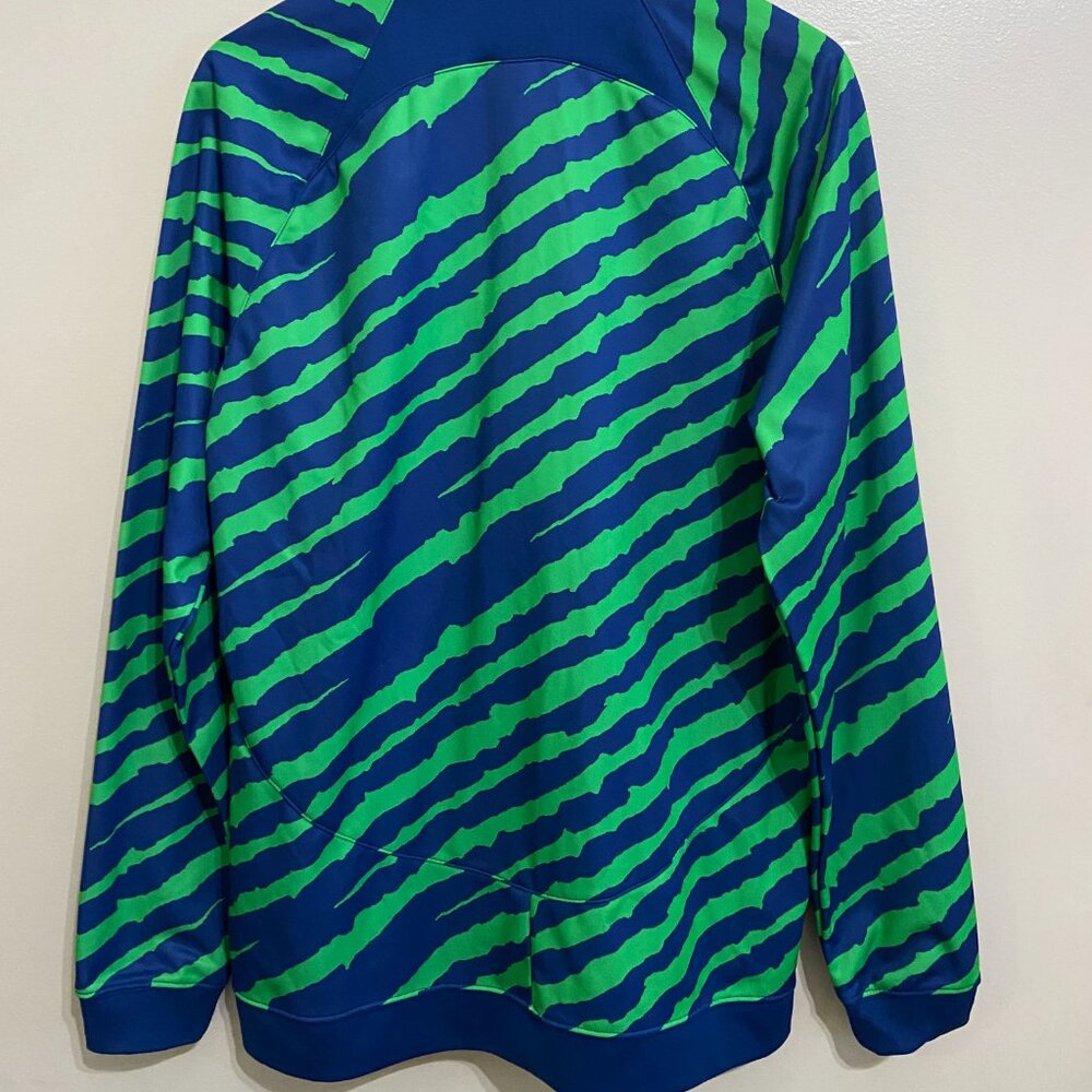 Nike Brazil National Team Anthem Knit Soccer Jacket Mens L Brasil DR9018-490 NEW - Picture 5 of 9